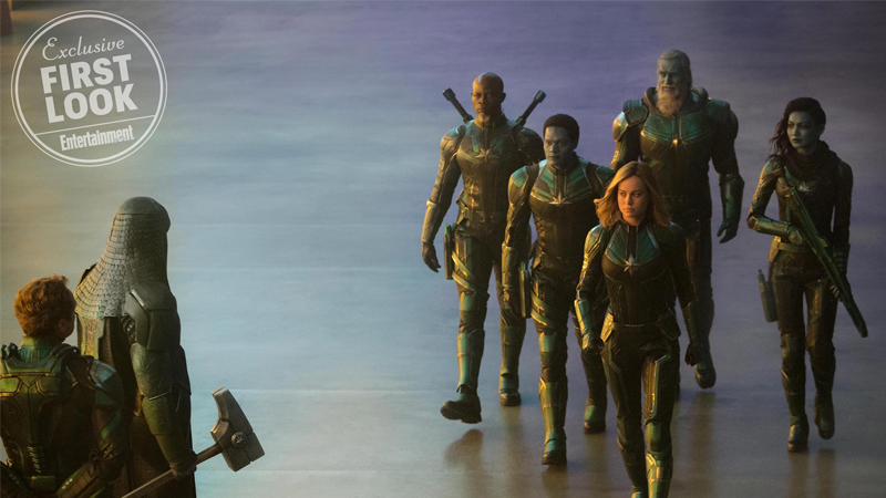 Carol and the Starforce as we will see them in Captain Marvel.